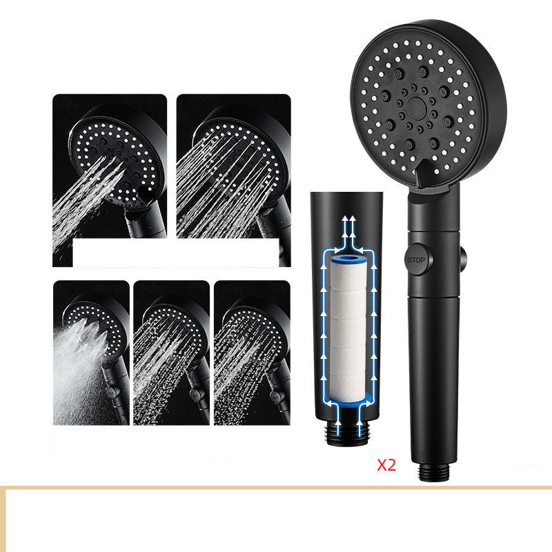 High-Pressure Shower Head Set – Booster Nozzle for Powerful Bathing