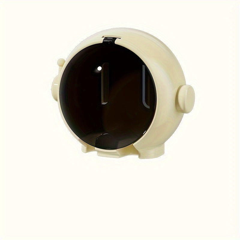 Astronaut Toothbrush Holder – Wall-Mounted, No-Drill Upside-Down Storage Rack