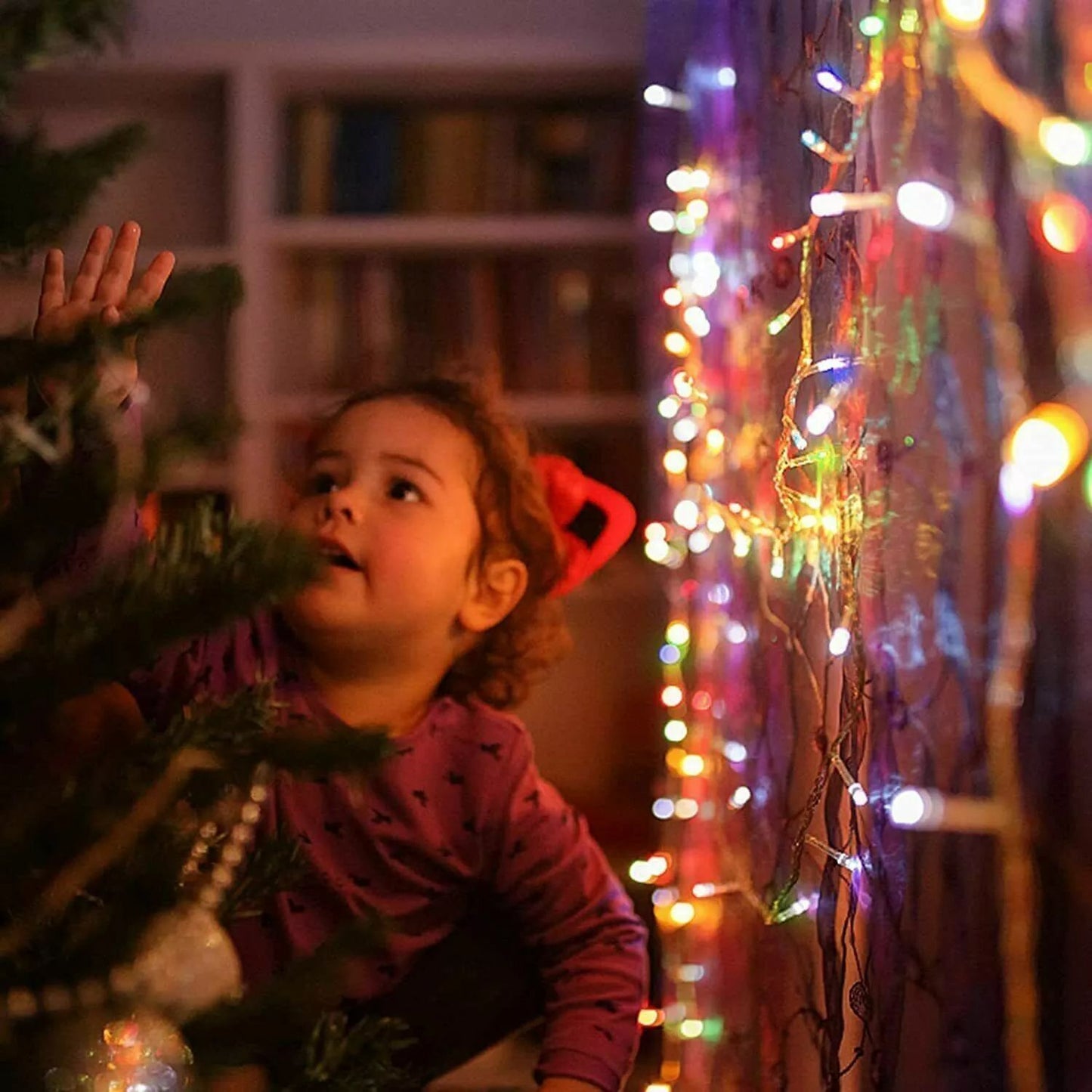 USB & Battery-Powered 40 LED Christmas Tree Fairy String Lights – Party & Holiday Décor