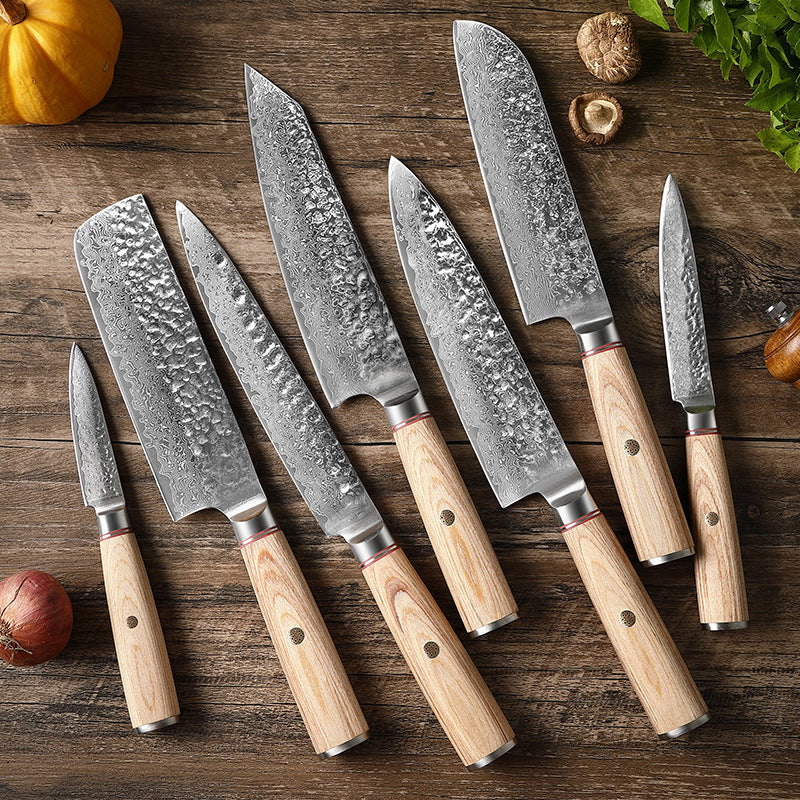 Handcrafted Damascus Steel Kitchen Knife – Razor Sharp Chef’s Blade
