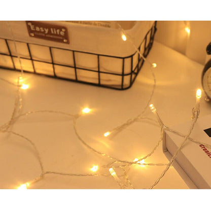 USB & Battery-Powered 40 LED Christmas Tree Fairy String Lights – Party & Holiday Décor