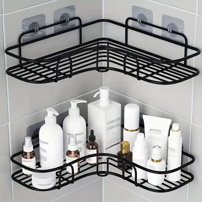 Set of 2 Wall-Mounted Bathroom Shelves – Modern Storage Solution