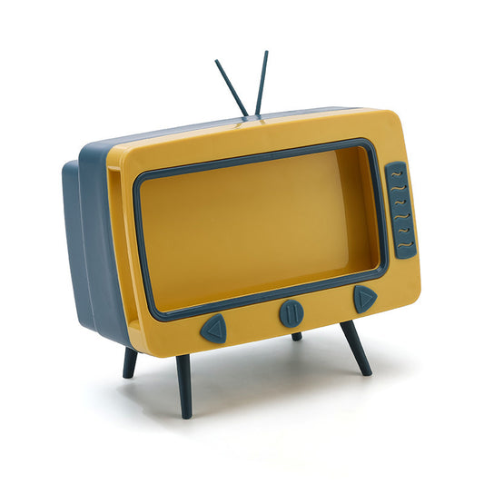 Retro TV Tissue Box – Creative Paper Holder for Home & Living Room Décor