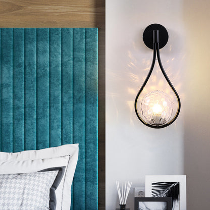 Nordic LED Wall Lamp – Golden Bedside Light for Modern Home Décor