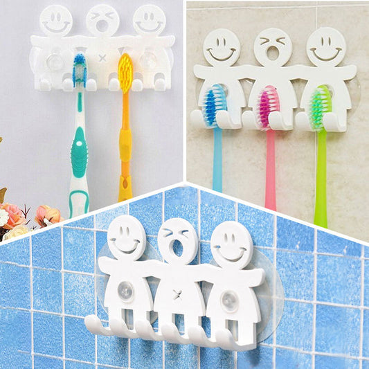 Funny Toothbrush Holder – Cute Smiling Design for Kids & Adults
