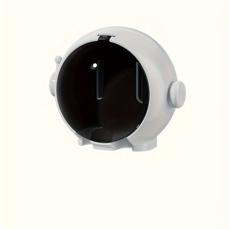 Astronaut Toothbrush Holder – Wall-Mounted, No-Drill Upside-Down Storage Rack