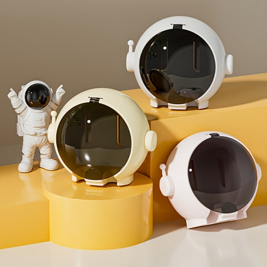 Astronaut Toothbrush Holder – Wall-Mounted, No-Drill Upside-Down Storage Rack
