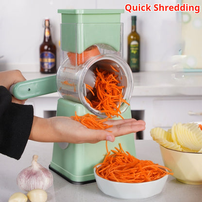 White Kitchen Vegetable Slicer – Easy & Efficient Food Cutting Tool