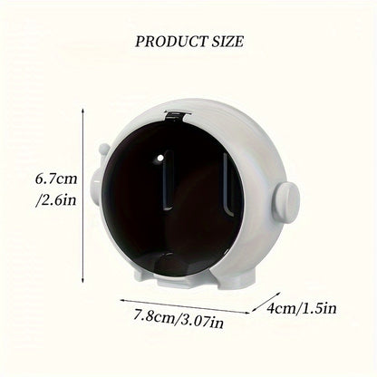 Astronaut Toothbrush Holder – Wall-Mounted, No-Drill Upside-Down Storage Rack