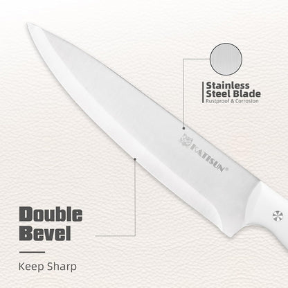 High Carbon Stainless Steel Kitchen Knife Set – Ultra-Sharp Snow Pattern Blades