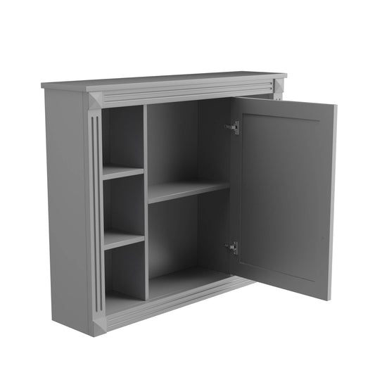 Wall-Mounted Bathroom Storage Cabinet with Mirror – Space-Saving Bathroom Wall Organizer