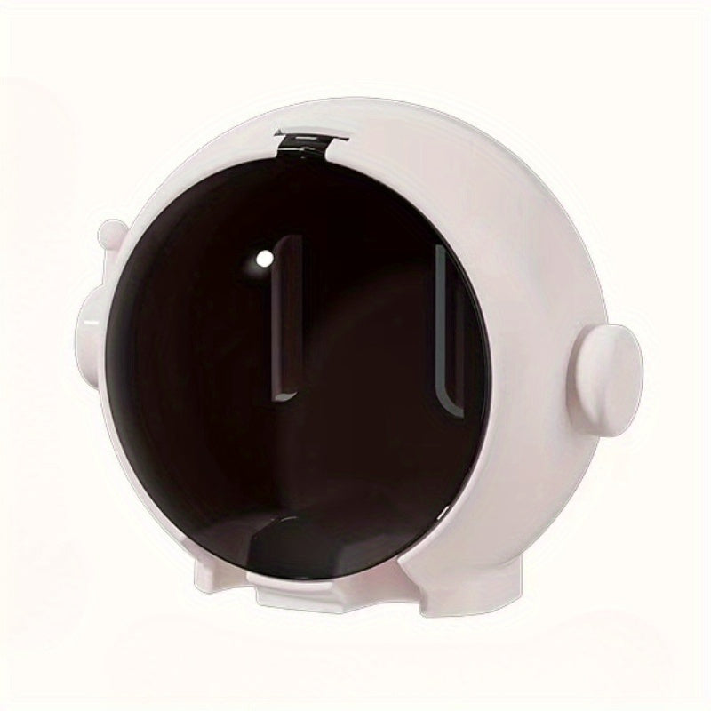 Astronaut Toothbrush Holder – Wall-Mounted, No-Drill Upside-Down Storage Rack