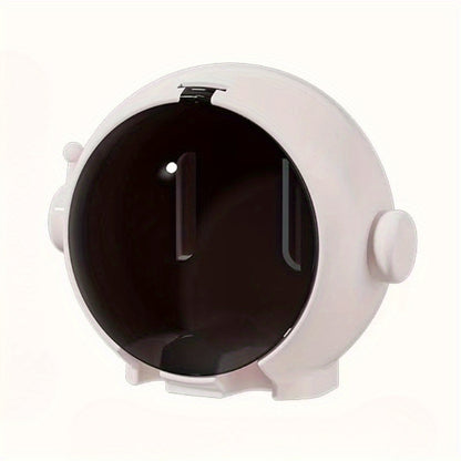 Astronaut Toothbrush Holder – Wall-Mounted, No-Drill Upside-Down Storage Rack