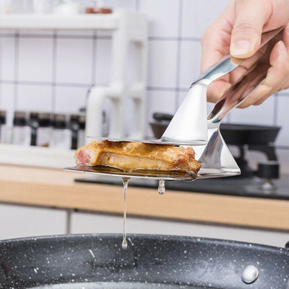 Stainless Steel Steak & BBQ Tongs – Food, Bread, and Meat Clamp for Kitchen Cooking