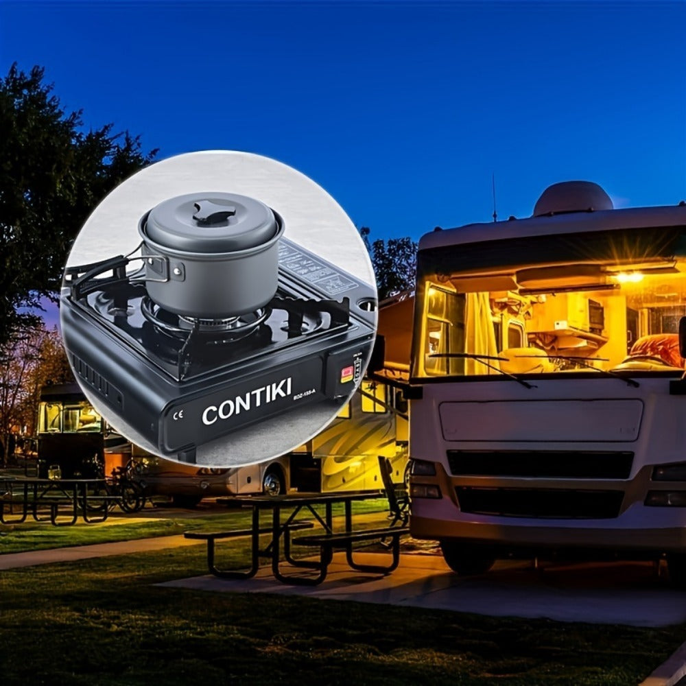 Compact RV Camping Cookware Set – Folding Picnic & BBQ Pots for 1–3 People