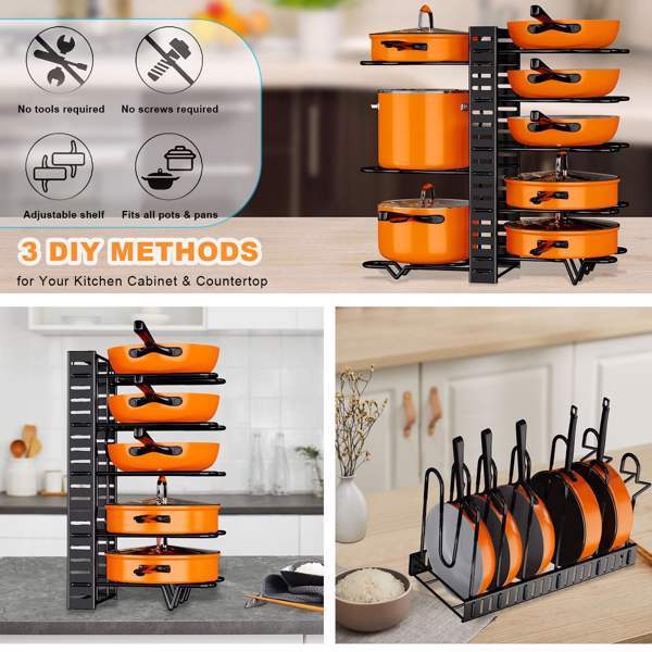 Kitchen Cabinets & Organizers – Storage Racks (No Weekend Shipping)
