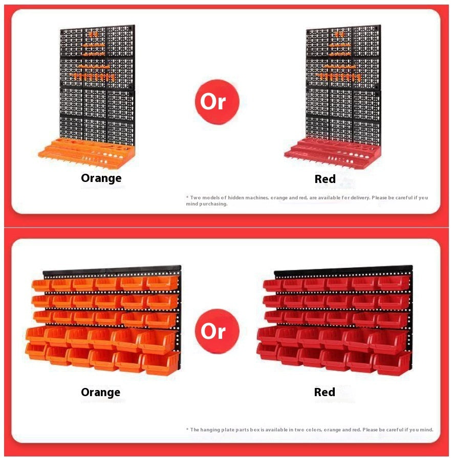 Tool Organizer – Rectangular Hanging Plastic Parts Storage Box
