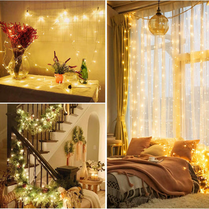 USB & Battery-Powered 40 LED Christmas Tree Fairy String Lights – Party & Holiday Décor