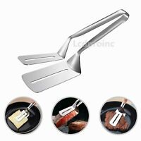Stainless Steel Steak & BBQ Tongs – Food, Bread, and Meat Clamp for Kitchen Cooking