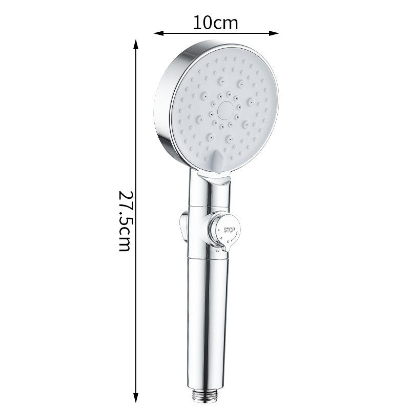 High-Pressure Shower Head Set – Booster Nozzle for Powerful Bathing