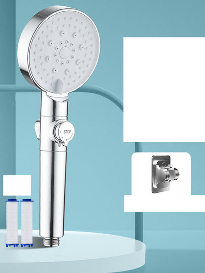High-Pressure Shower Head Set – Booster Nozzle for Powerful Bathing