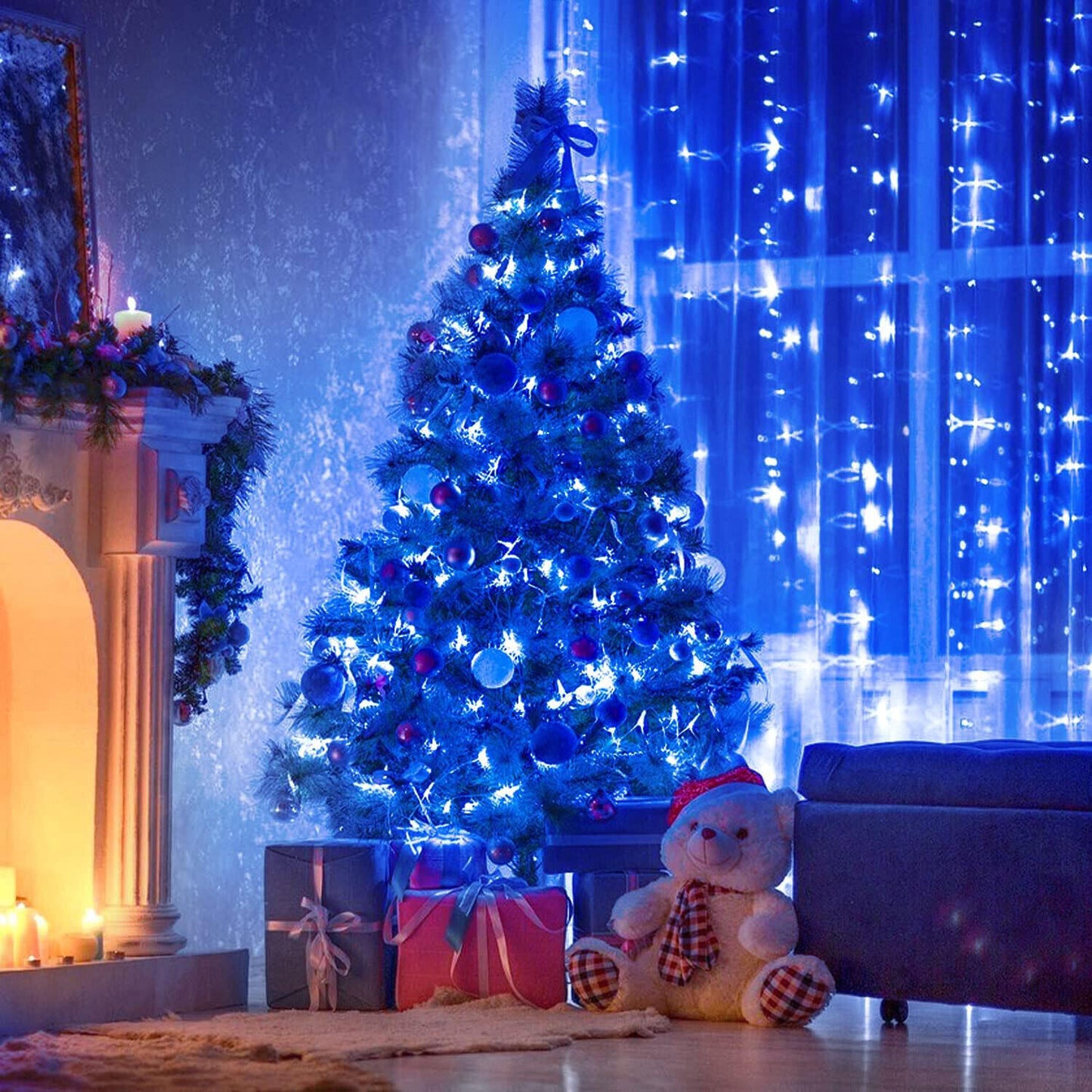 USB & Battery-Powered 40 LED Christmas Tree Fairy String Lights – Party & Holiday Décor