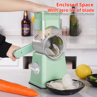 White Kitchen Vegetable Slicer – Easy & Efficient Food Cutting Tool