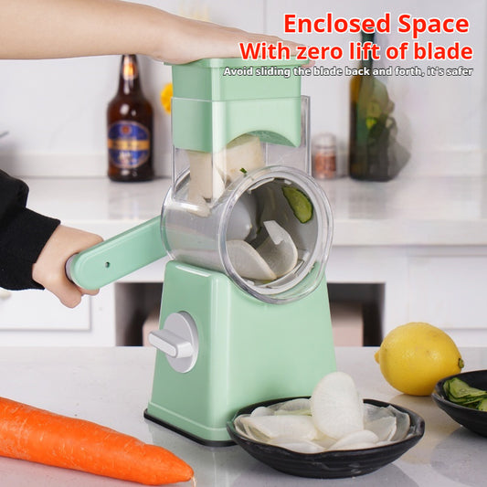 White Kitchen Vegetable Slicer – Easy & Efficient Food Cutting Tool