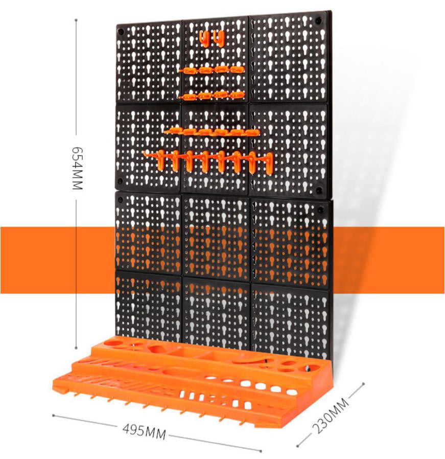 Tool Organizer – Rectangular Hanging Plastic Parts Storage Box